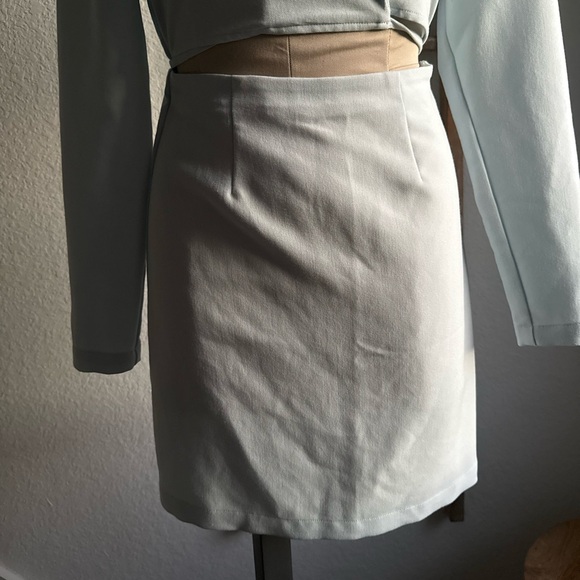 Abercrombie & Fitch Cut Out Wrap Blazer Dress NWOT sz: ST - Picture 4 of 12